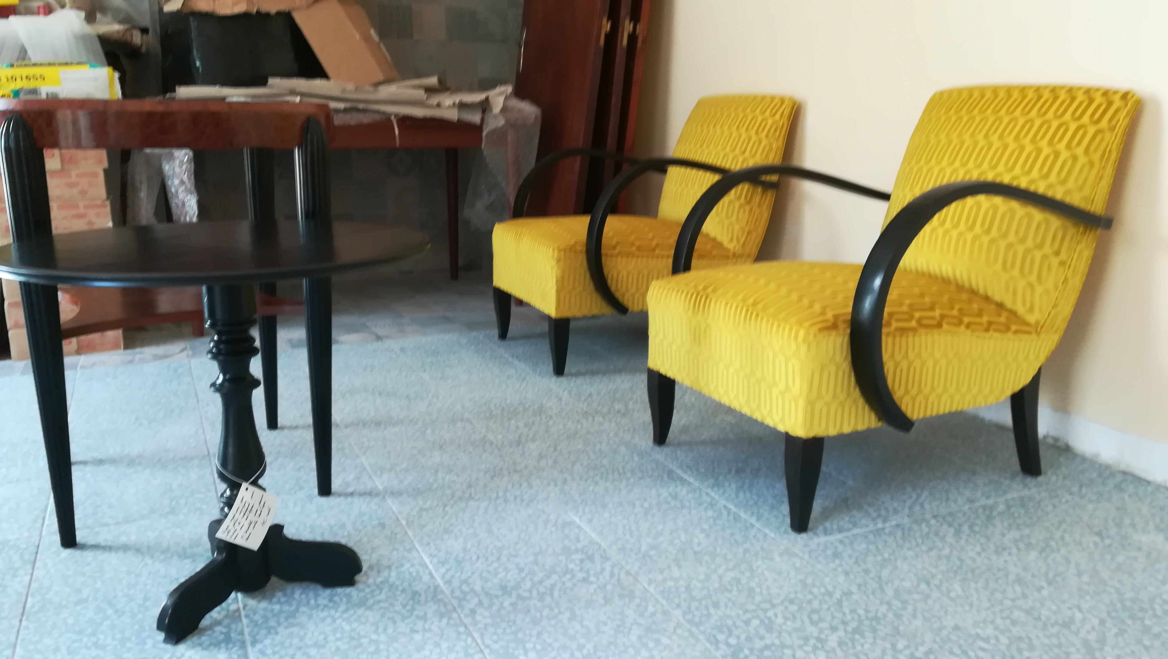 Pair of Art Deco armchairs