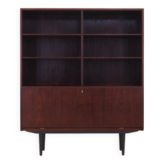 Bibliothèque en acajou, design danois, années 1970, fabricant : Omann Jun