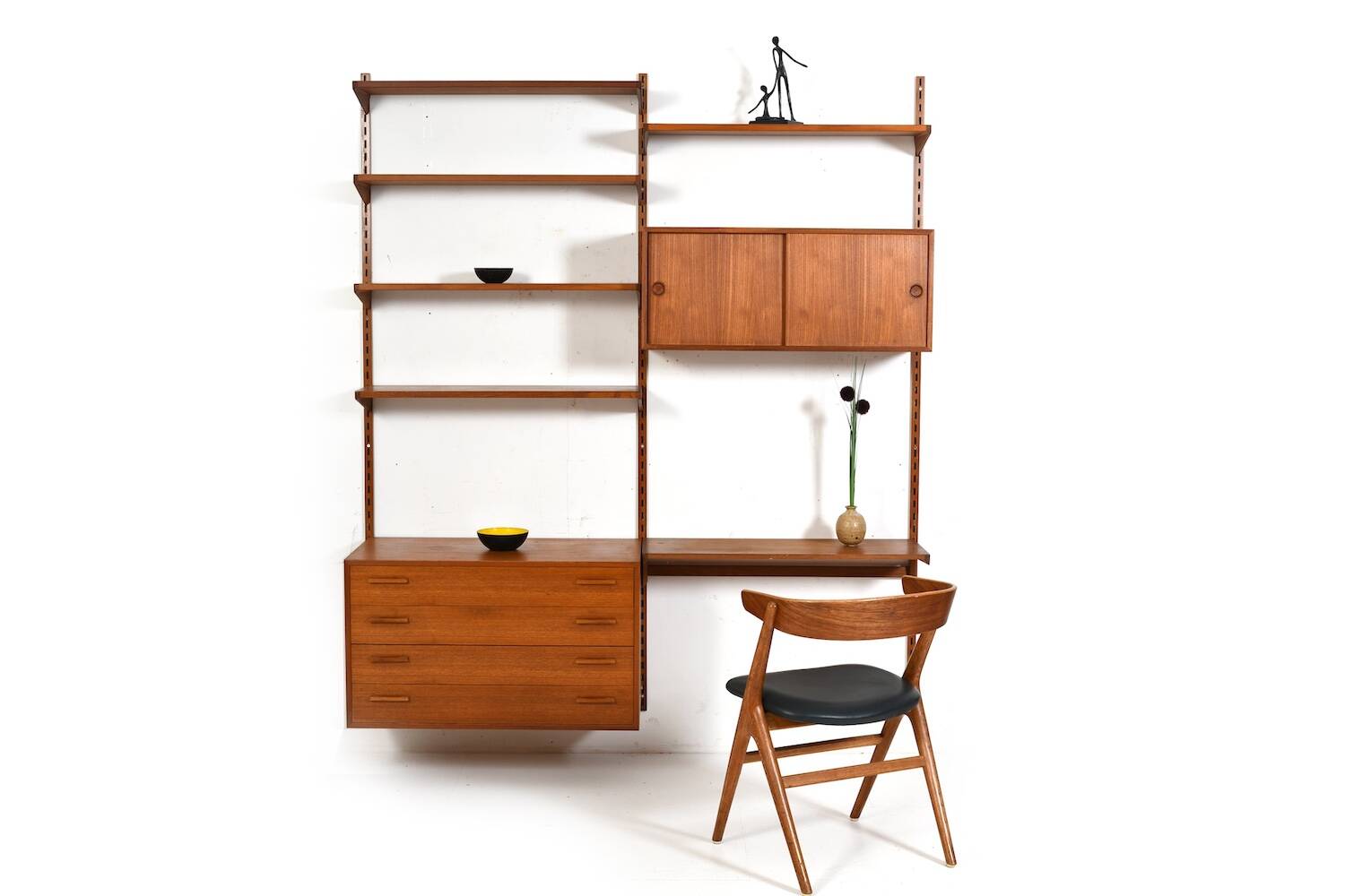 Teak Wall System by Kai Kristiansen for FM 1960s