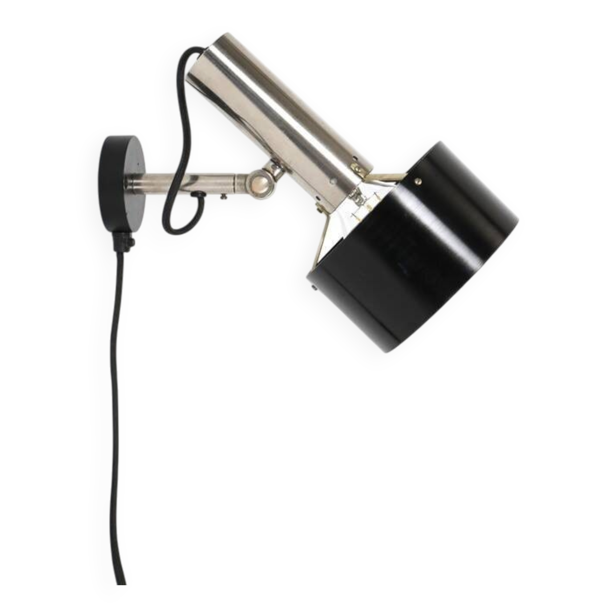 Mid-century wall spot lamp by Fredrik Fogh & Edoardo Bregani for Nordisk Solar Compagni / 1960s / 1970s