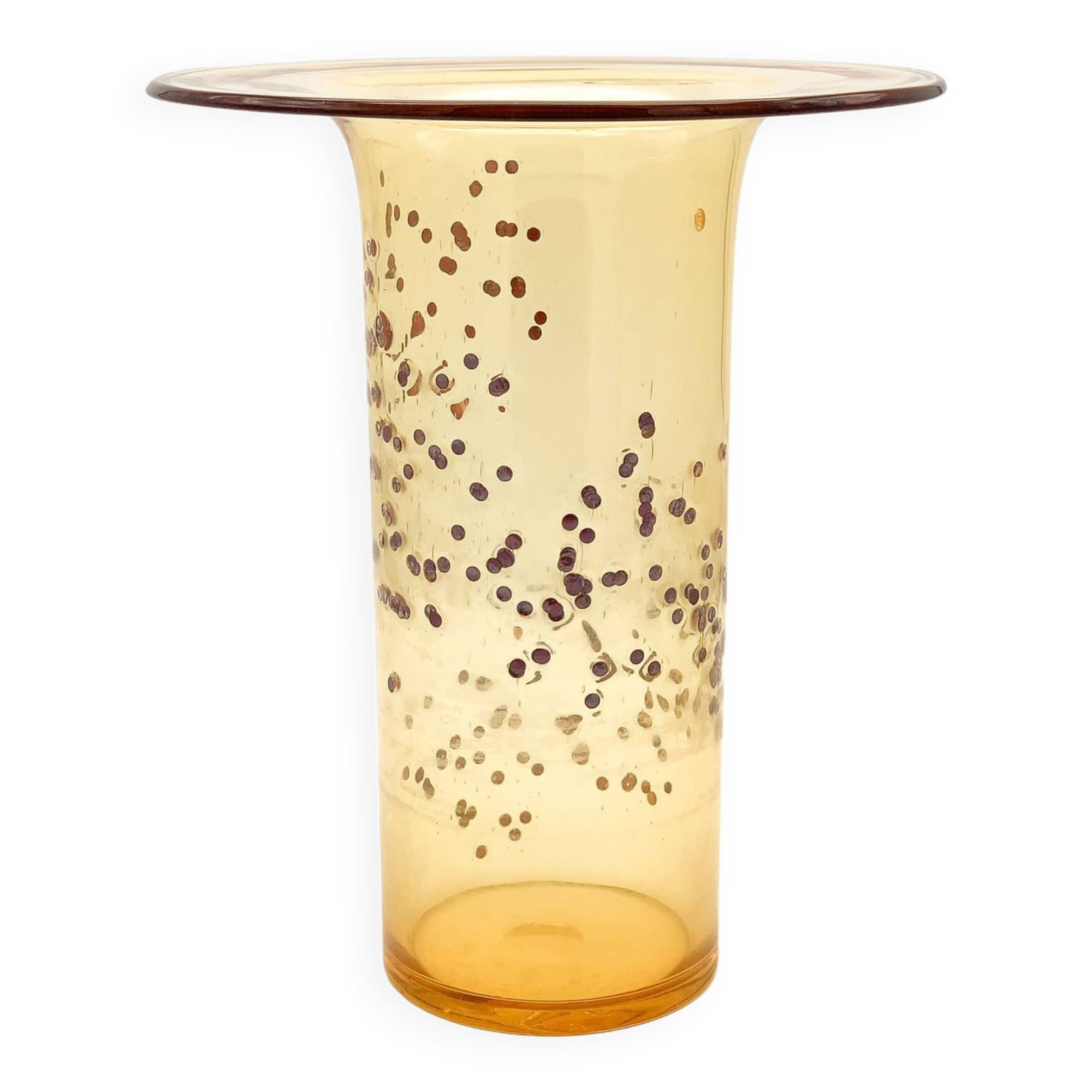 Large glass vase from Murano by the La Murrina workshop.