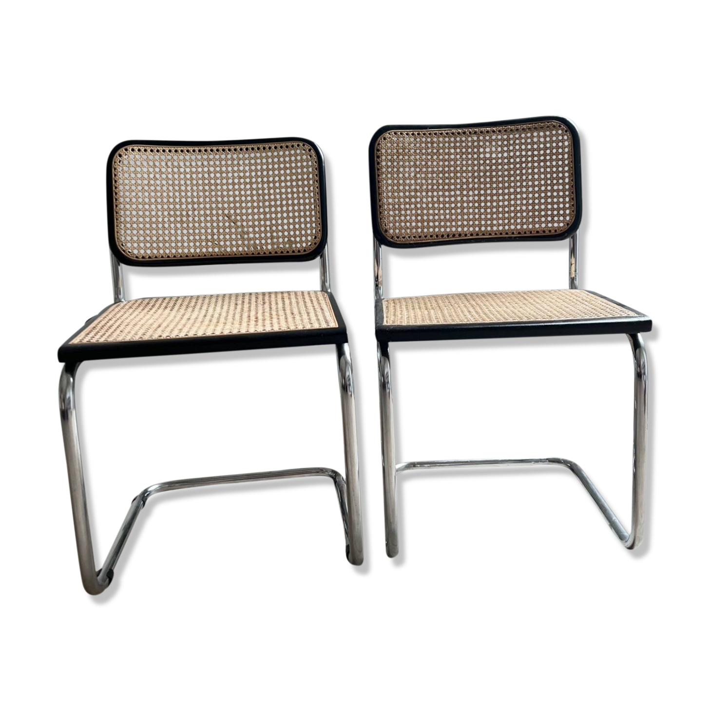 Chaises Cesca B32 par Marcel Breuer