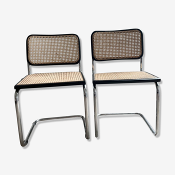 Cesca B32 chairs by Marcel Breuer