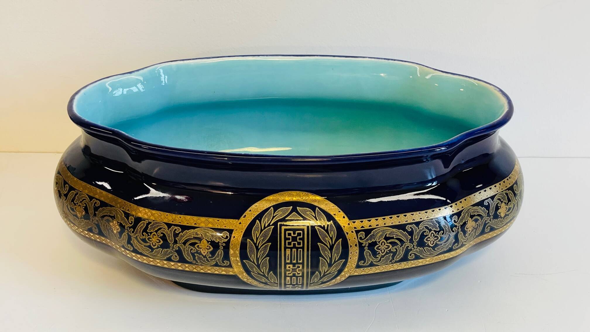 CACHE POT Ceramic SARREGUEMINES France