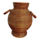 Handcrafted rattan amphora