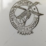 Plat creux, coq, Moulin des Loups
