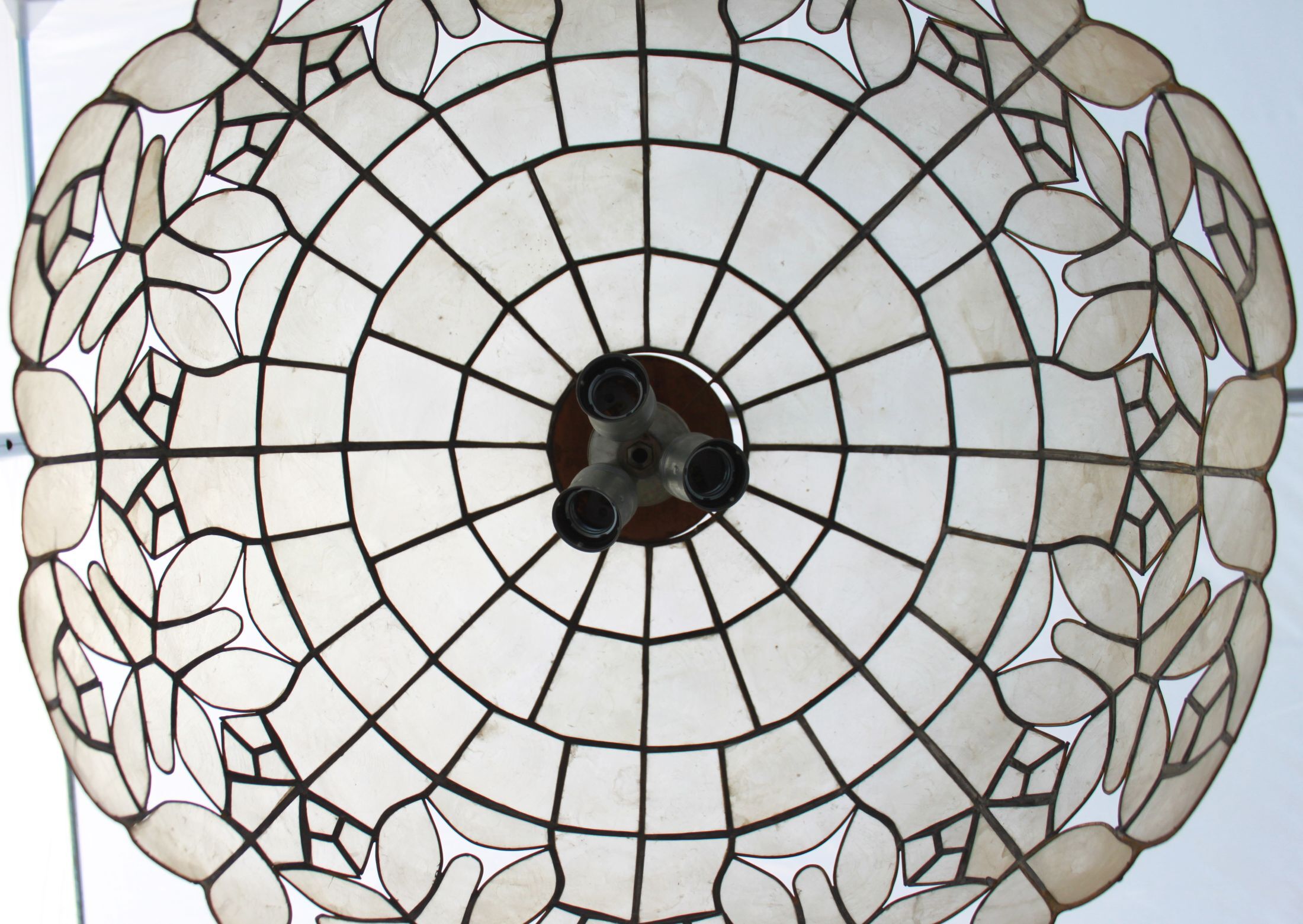 Lustre en nacre de Capiz, 70