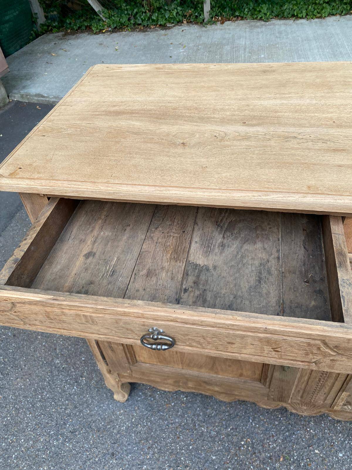 Louis XV sideboard renovated in solid oak, 18th century
