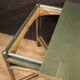 Italian design table in exotic wood from the 80s