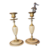 Pair of candle holders early 20th