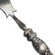 Classicist silver roast fork, France, 1880s