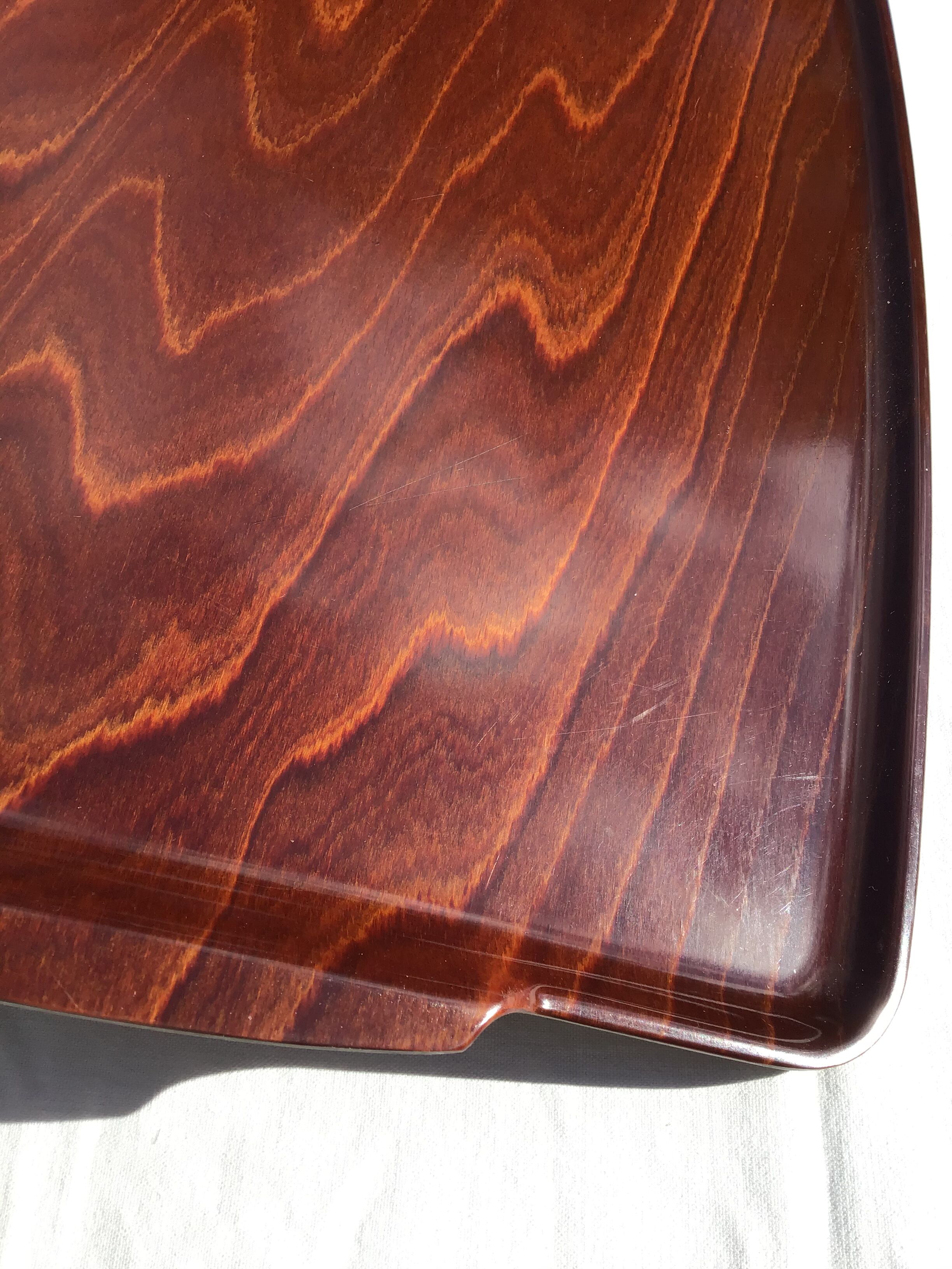 Scandinavian Gerling moulded wood tray