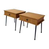 Paire de tables de chevet