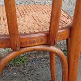 Pair of caned Fischel chairs, circa 1900