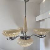 Art Deco chandelier 3 branches