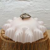Pale pink opaline lampshade