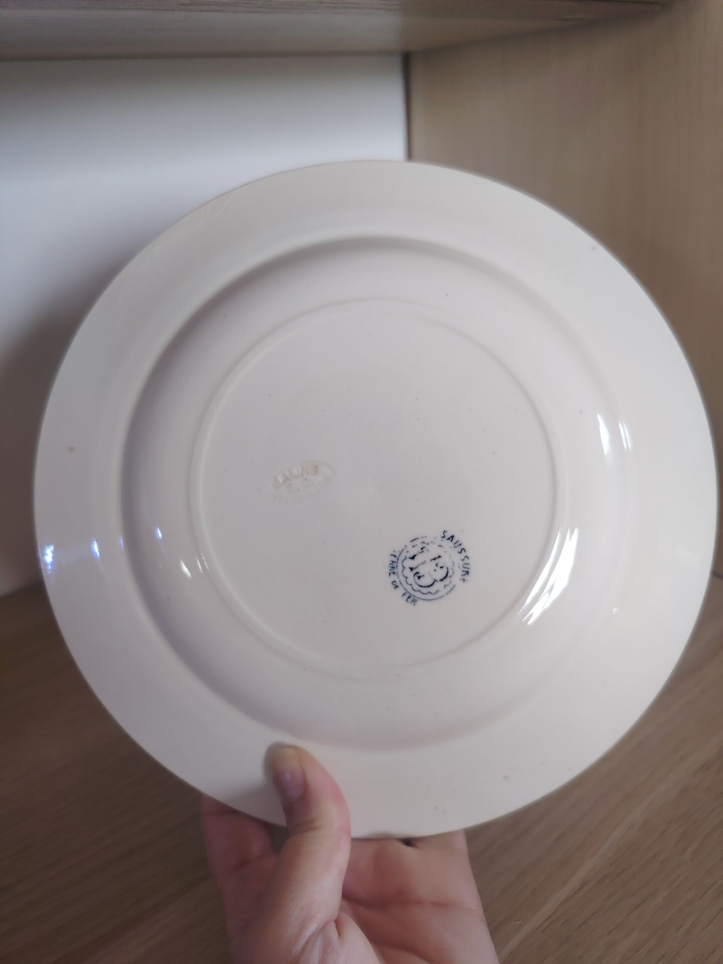 Deep plates ironstone Saussure