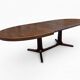Table Baumann extensible en chêne des années 60