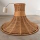Large vintage rope pendant lamp design from the 70s