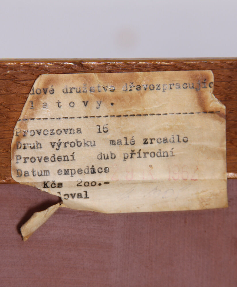 Mirror from the Czech Republic, 1962