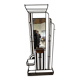 Wrought iron coat rack for the entrance