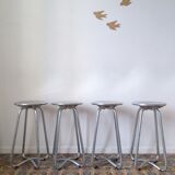 Set of 4 vintage habitat stools