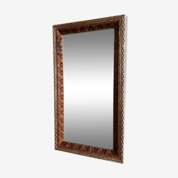 Carved wooden frame