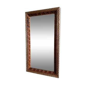Carved wooden frame