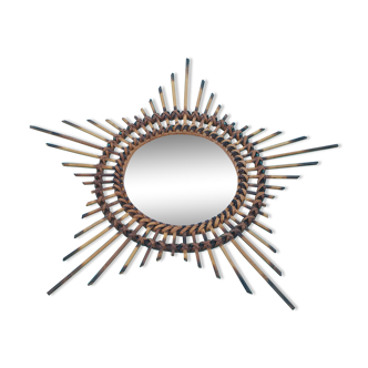 Mirror sun rattan  65cm