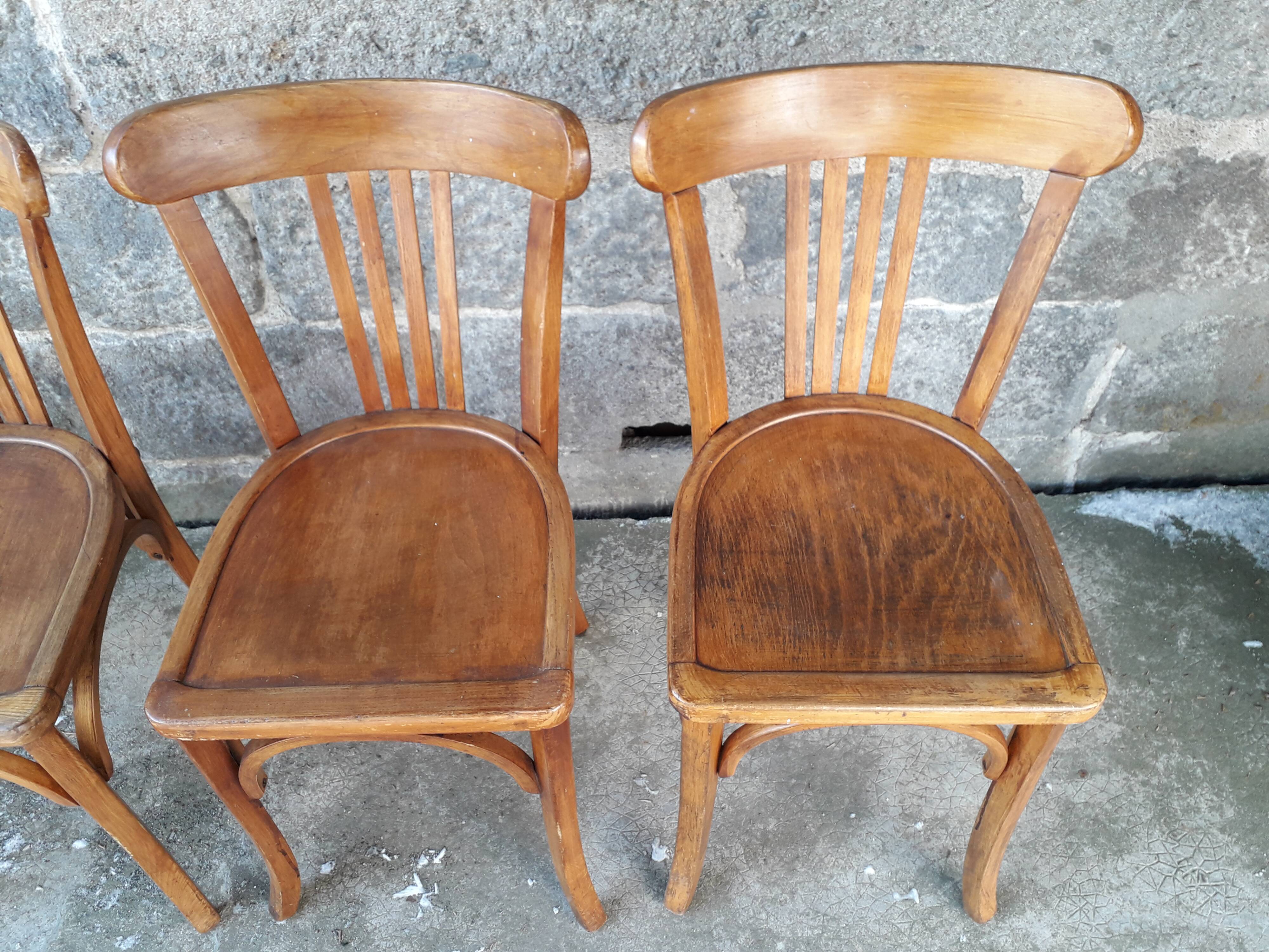 Set of four Luterma bistro chairs