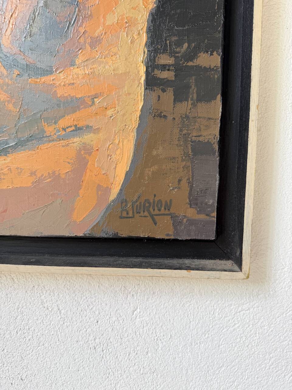 Oil painting of a naked woman