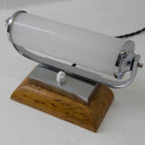 Bauhaus tubular table lamp, 1930s, restored