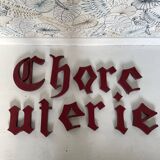 Vintage sign letters