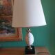 Ostrich egg lamp, Oxford model, Maison Barbier, 70'S