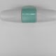 Wilhelm Wagenfeld Bauhaus Turquoise Double Sconce Wall Light, Germany, 1950