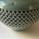 Celadon vase with openwork cranes H 29 cm
