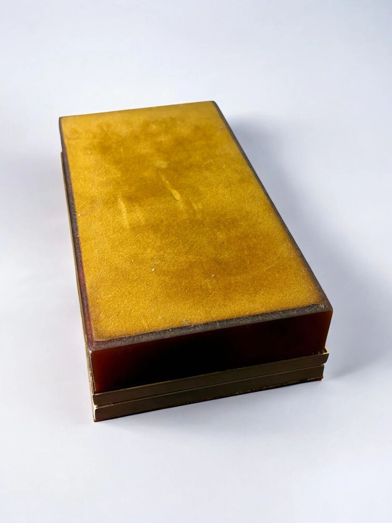 Faux tortoise shell Dior vanity box, Italy, 1970s