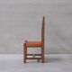Set of Six Leather and Oak Mid-Century Dutch Dining Chairs