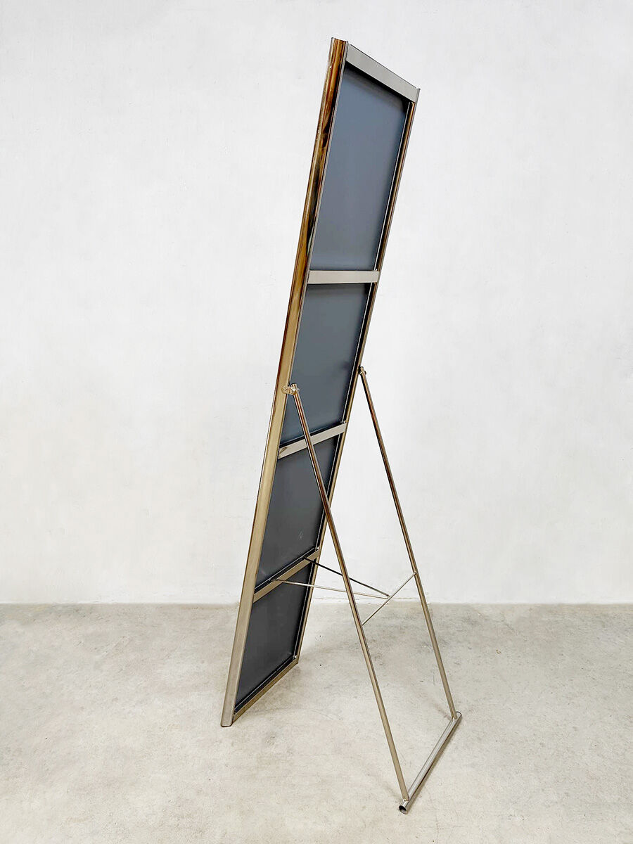 Vintage full length standing mirror 'A silver touch'