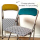 Folding chairs - 70s - upcycling
