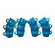 Vintage blue glass coffee cups