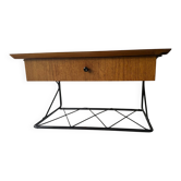 Vintage floating wall shelf in Norwegian teak, 1960s