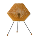 Lampe tripode rotin 1950 vintage