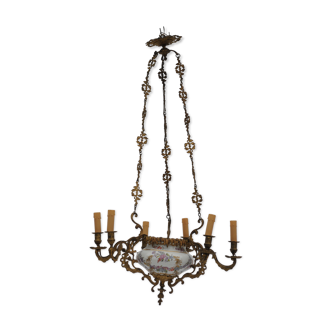 Ceramic chandelier