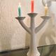 Swedish chandelier white ceramic 3 fires