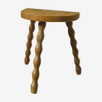 Tabouret tripode vintage