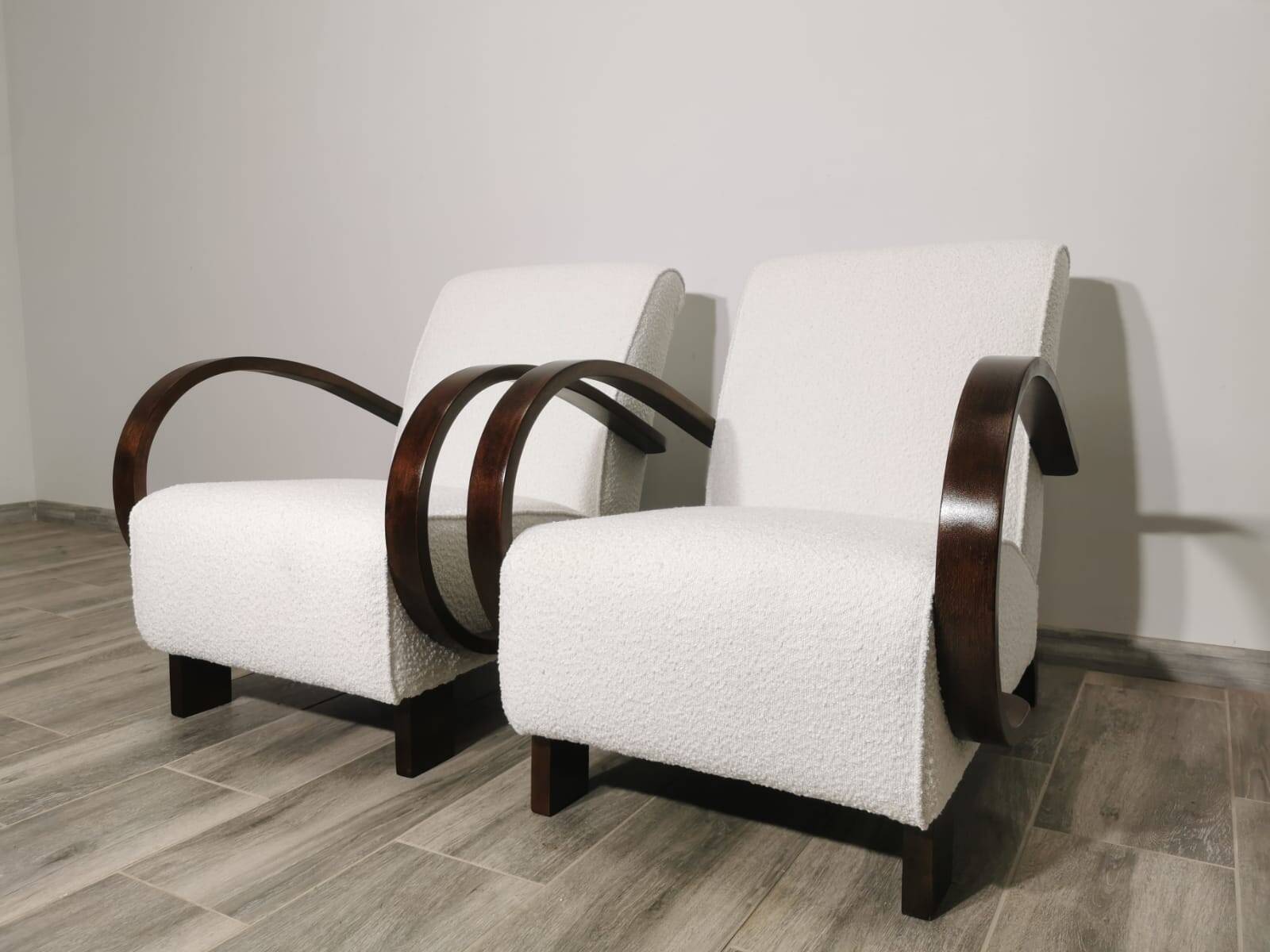 Armchairs by Jindrich Halabala, 1940s