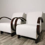 Armchairs by Jindrich Halabala, 1940s