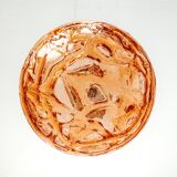 Murano Glass Pink Pendant Light by Doria, Germany, 1970s