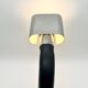 Lampe Targetti chrome et noir, 1970s. Italy